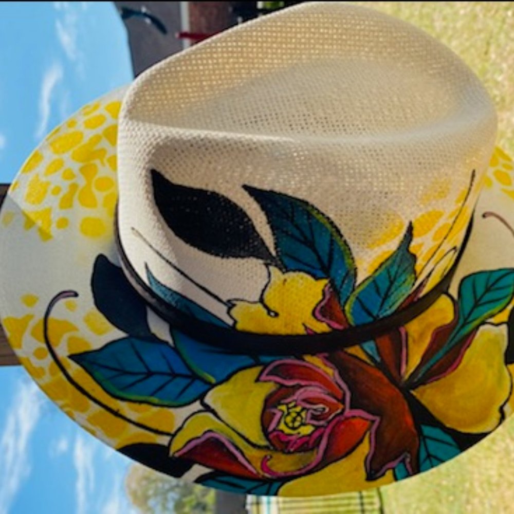 Hand Painted Hat 🤠